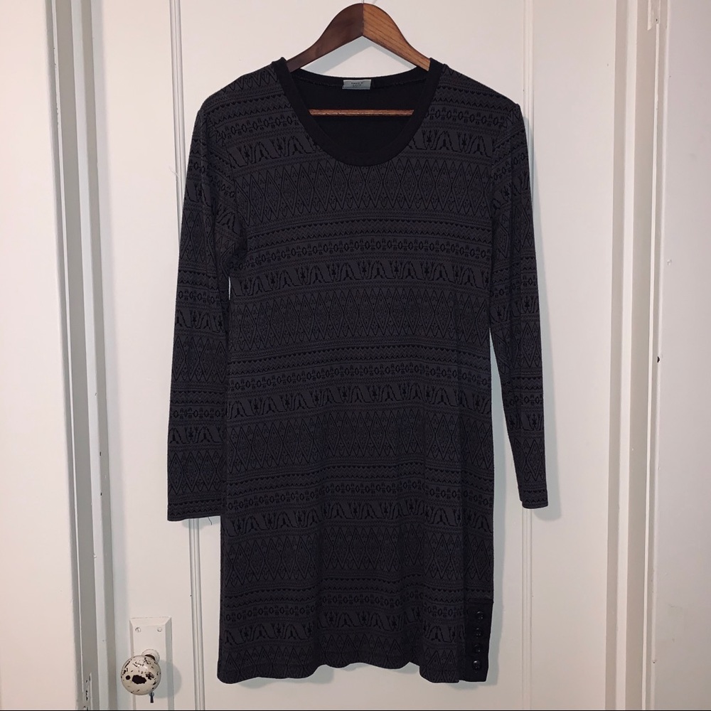 Gray & Black Kavu Dress
